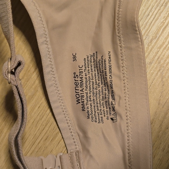 Warner's Nude Bra 38C - Picture 3 of 3